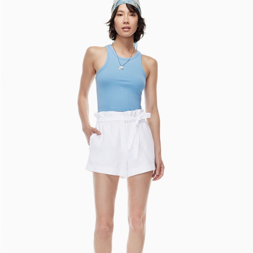 NWT Bonnet Linen Wilfred Paperbag Shorts